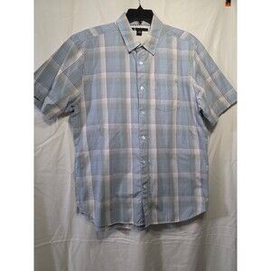 Volcom XFACTOR PLAID S S Men's Short Sleeve Button Up Shirt Large L
